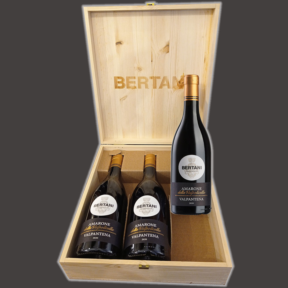 Amarone della Valpolicella Valpantena – Bertani (Cassetta in Legno 3 BTG.)