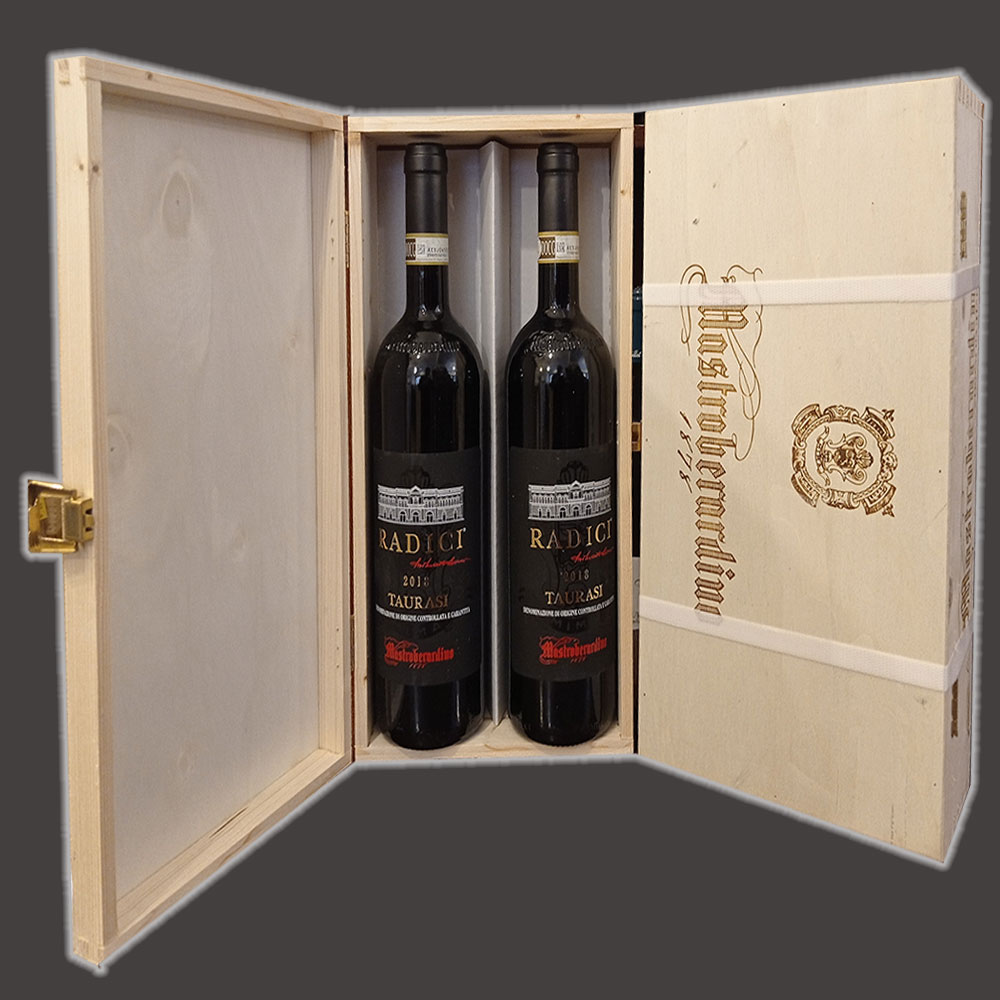 RADICI Taurasi – Mastroberardino (Cassetta in Legno 2 BTG.)