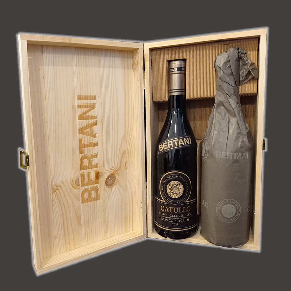 CATULLO Valpolicella Ripasso – Bertani (Cassetta in legno 2 BTG.)